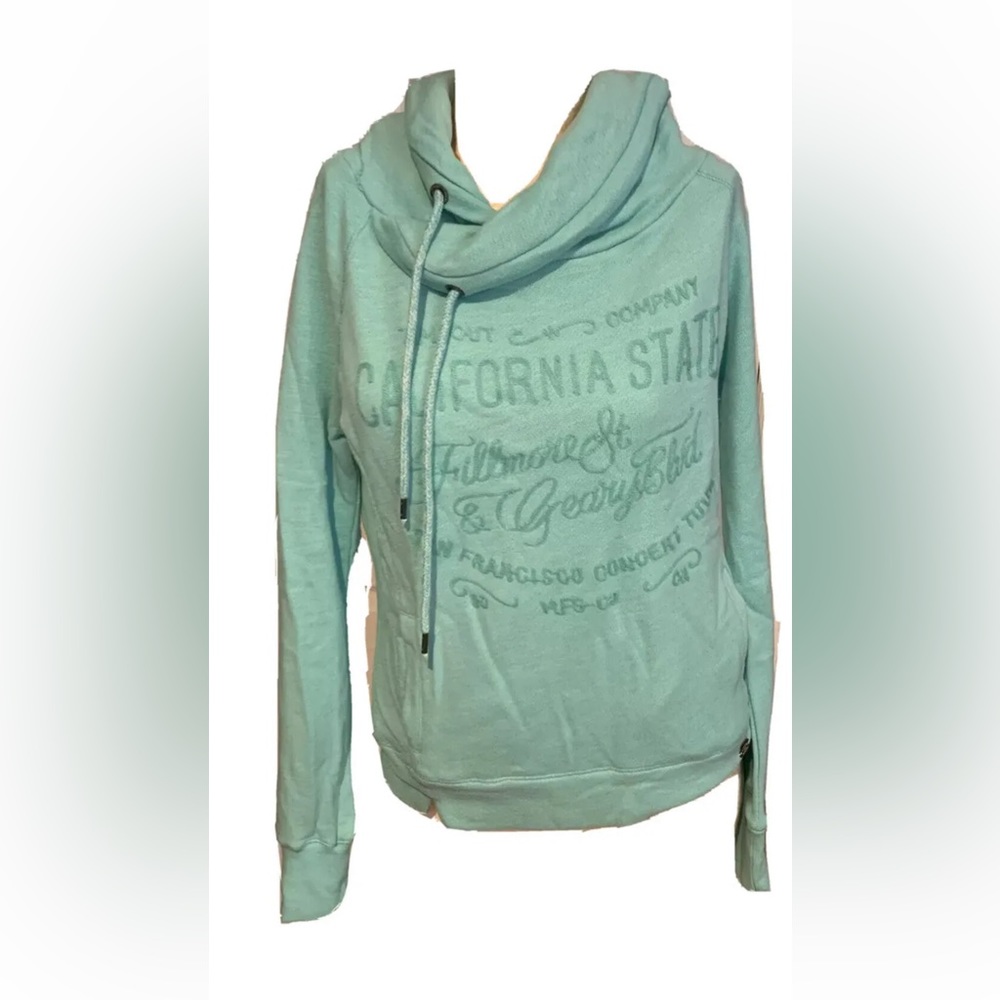 Time Out Los Angeles  Women's Sweatshirt Slim Fit, Size M Color Lt Menthol